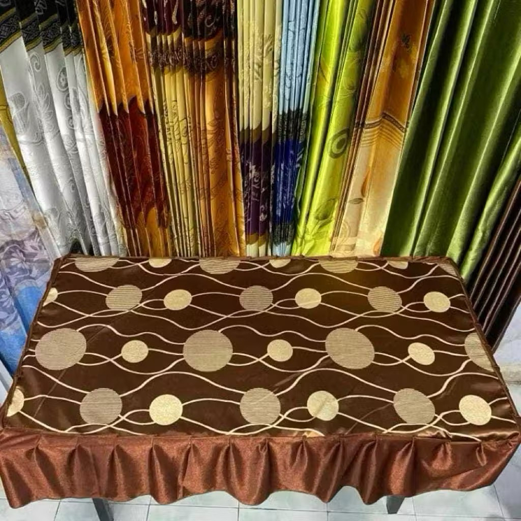 TAPLAK MEJA POLKADOT REMPEL / TAPLAK MEJA RUANG TAMU