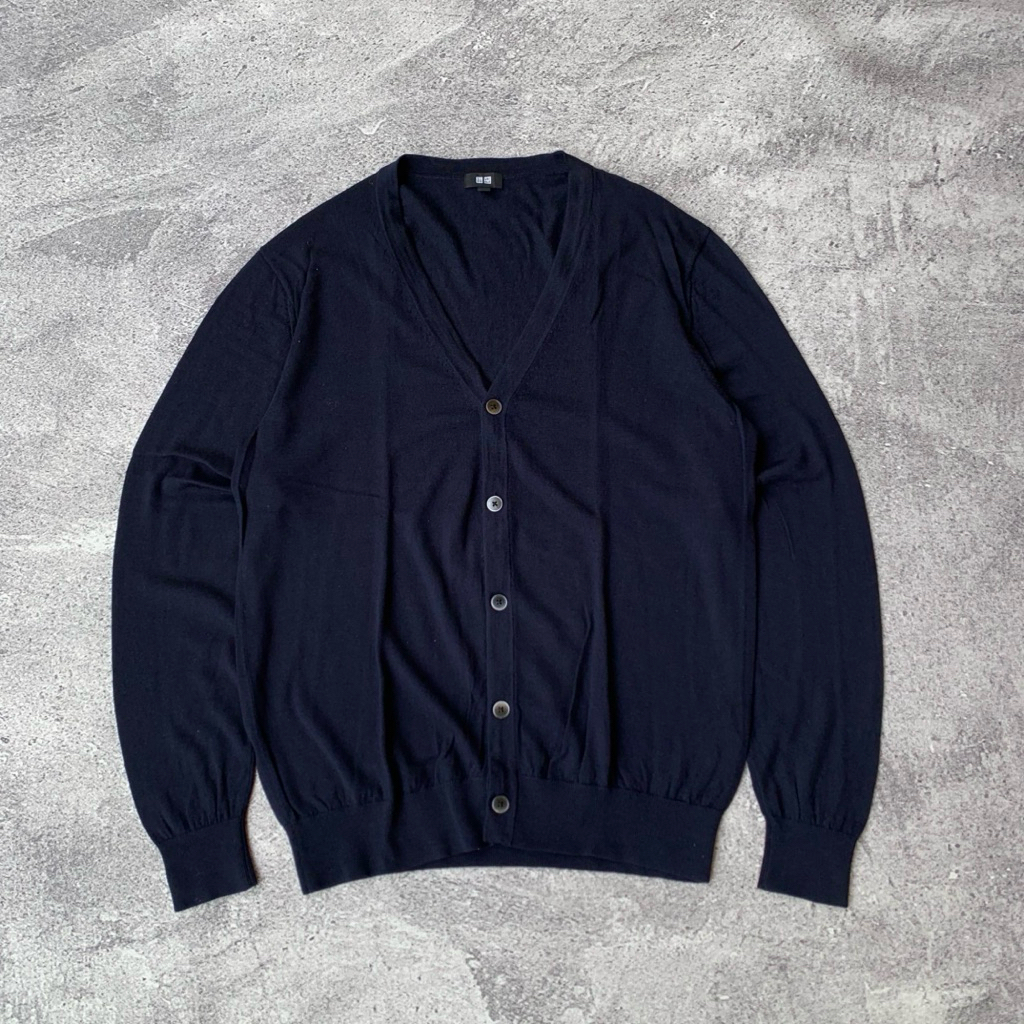 Cardigan Uniqlo Navy