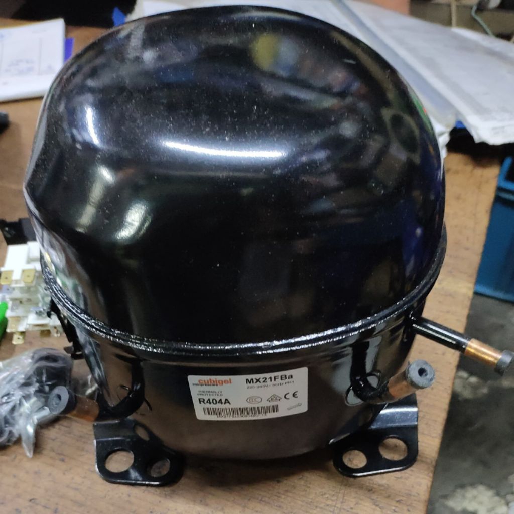 KOMPRESOR CUBIGEL MX21FBA | KOMPRESOR KULKAS/FREEZER/SHOWCASE/CHILLER LBP 3/4PK R404 (PENGGANTI CA 2