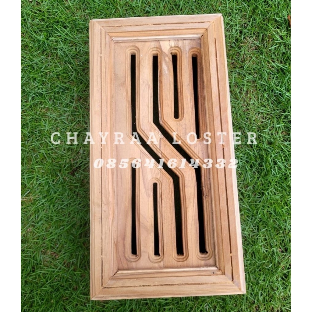 Loster Kayu Jati motif minimalis, Loster Jepara