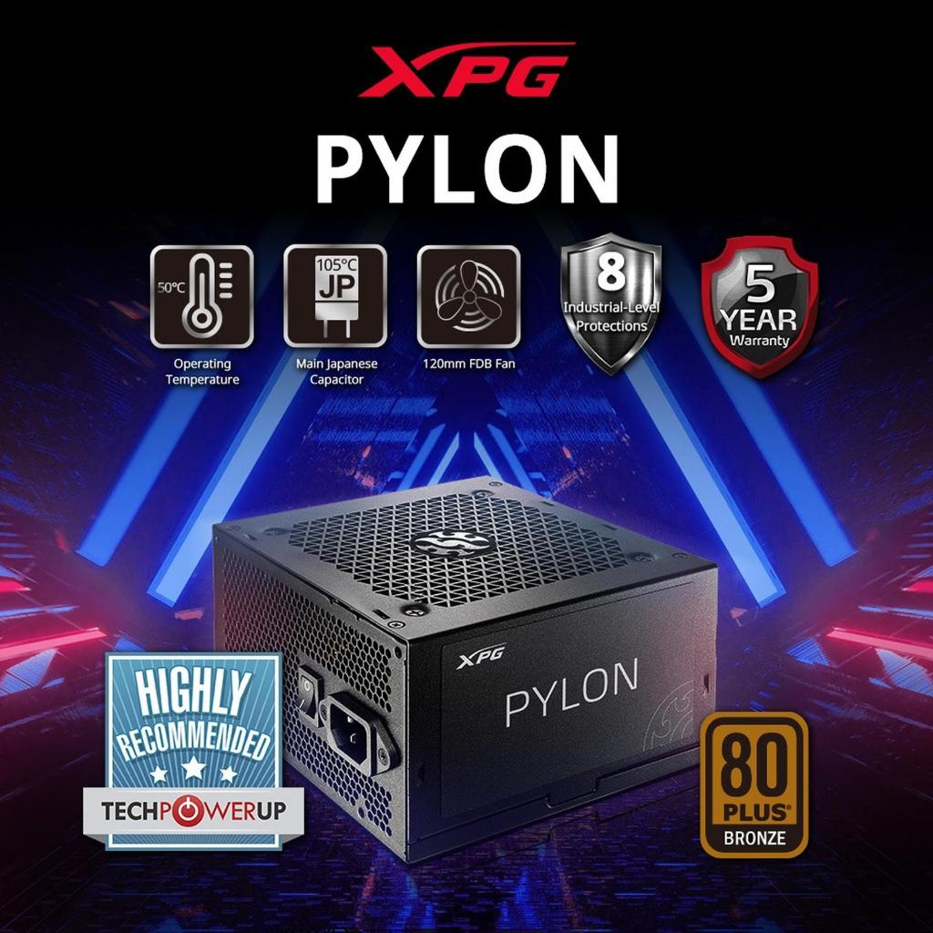 Power Supply Adata XPG Pylon 550W 80+ Bronze PSU 550 watt