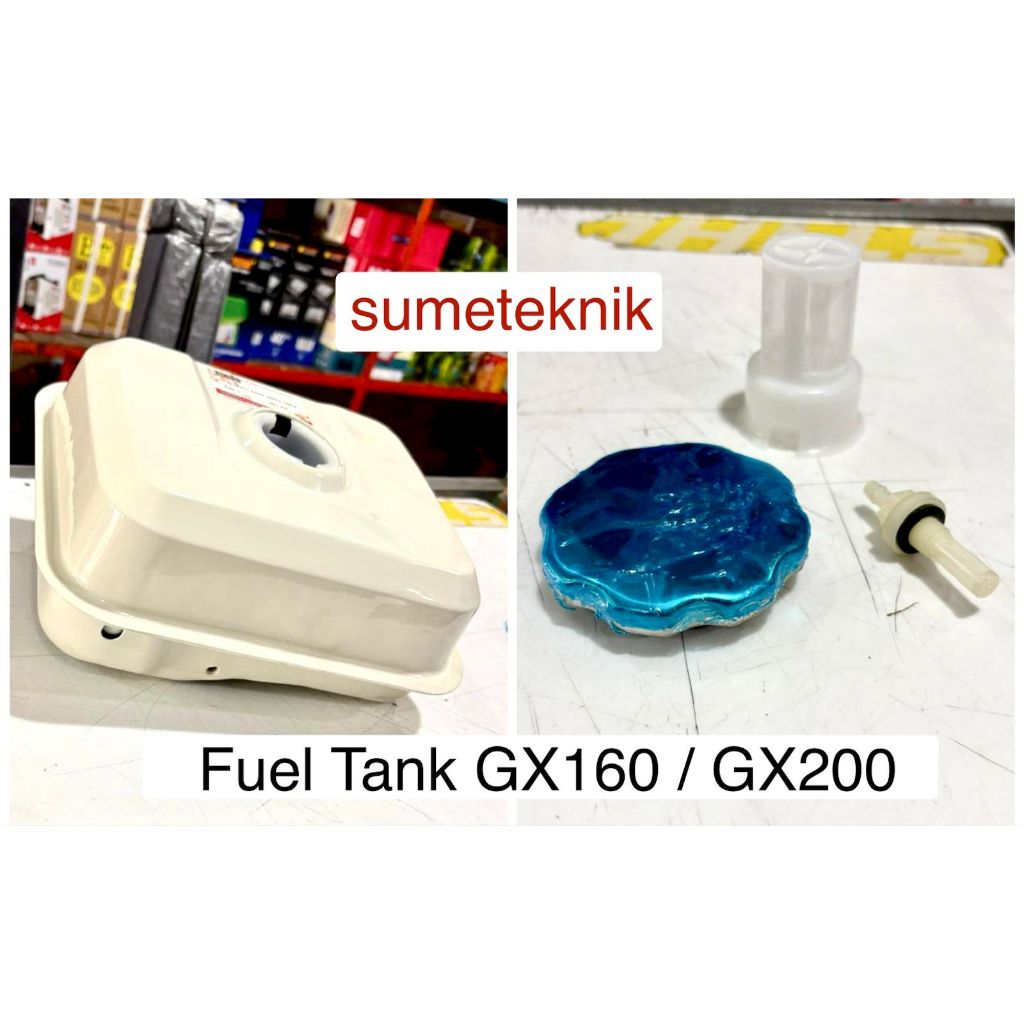 Fuel Tank GX160 / GX200 Tangki Bensin GX160 Fuel Tank Engine GX160 / GX200 (White) Tangki GX160