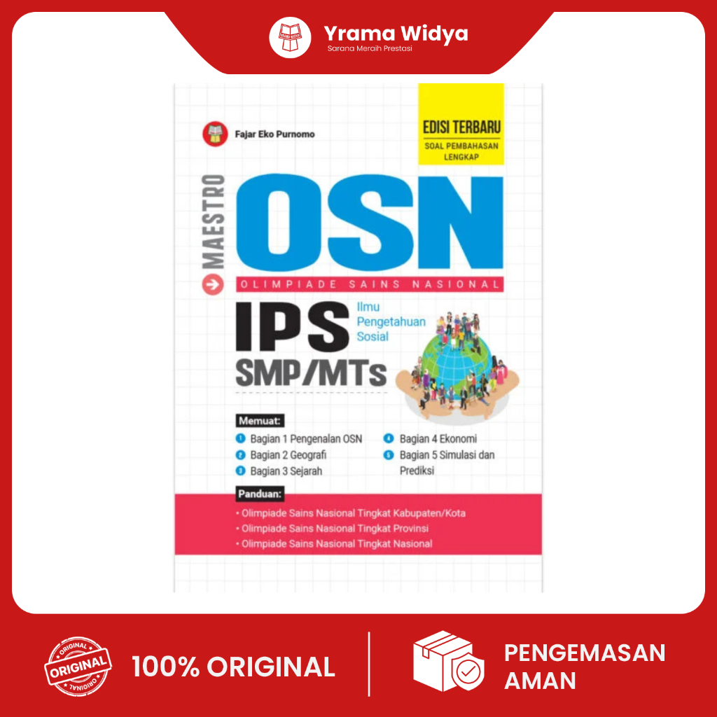 Yrama Widya - Maestro OSN IPS SMP/MTs 2025 Buku Soal OSN IPS