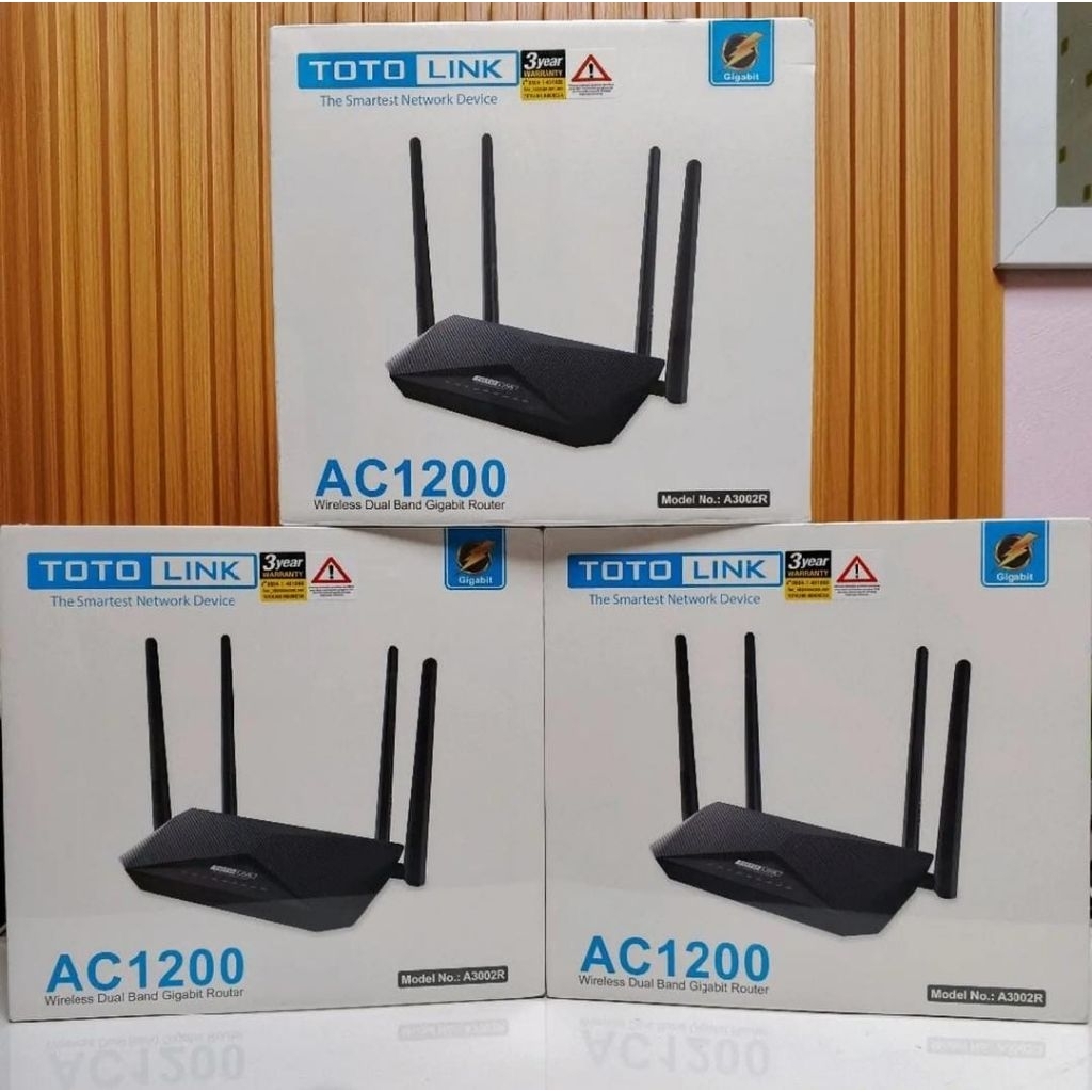 TOTOLINK A3002R -AC1200 WIRELESS DUALBAND GIGABYTE