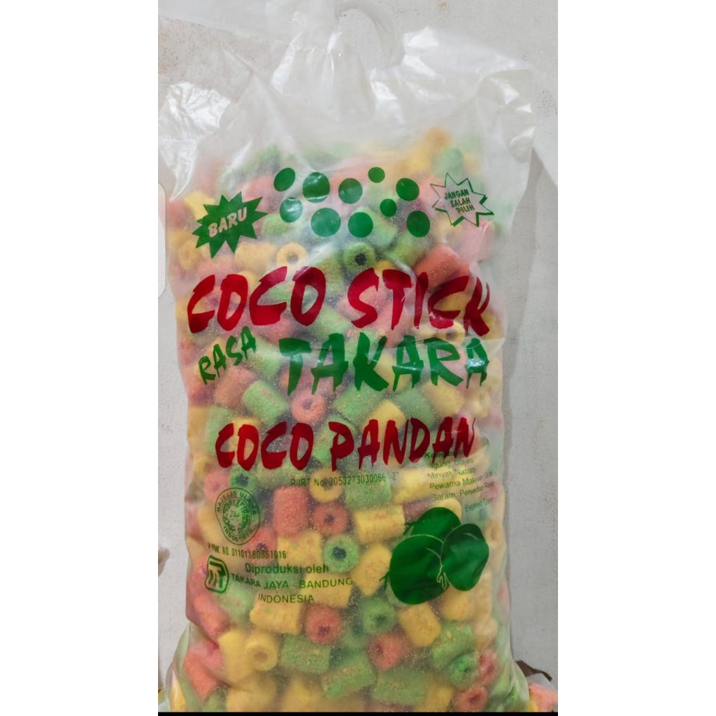 1 ball berat 1.5 kg stik coco pandan / mix rasa harga murah grosir sembako dan jajanan murah bandung