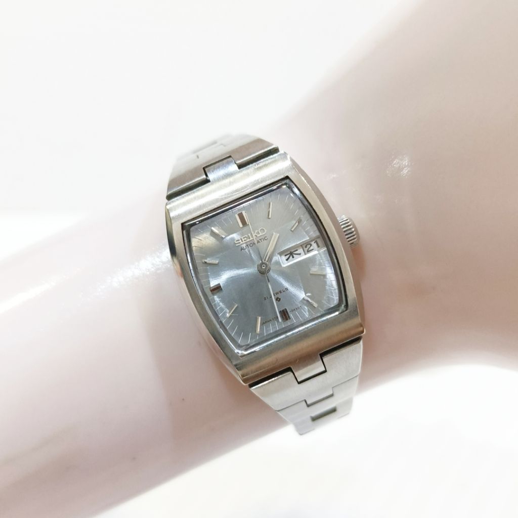 Jam Tangan Seiko Vintage Tonneau Lady 2706-3040 Automatic Watch Wanita Women Ladies Cantik Tahan Air