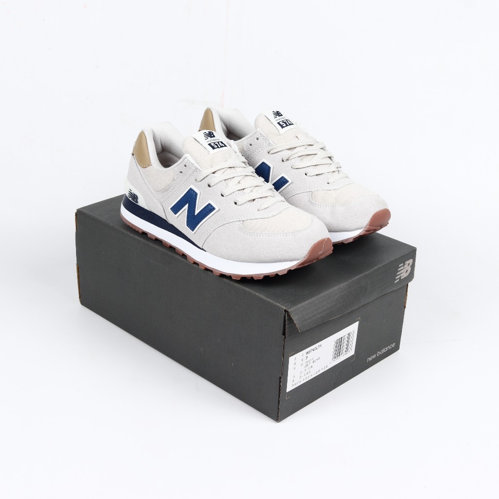 New Balance ML574LGI Beige Navy - NB 574