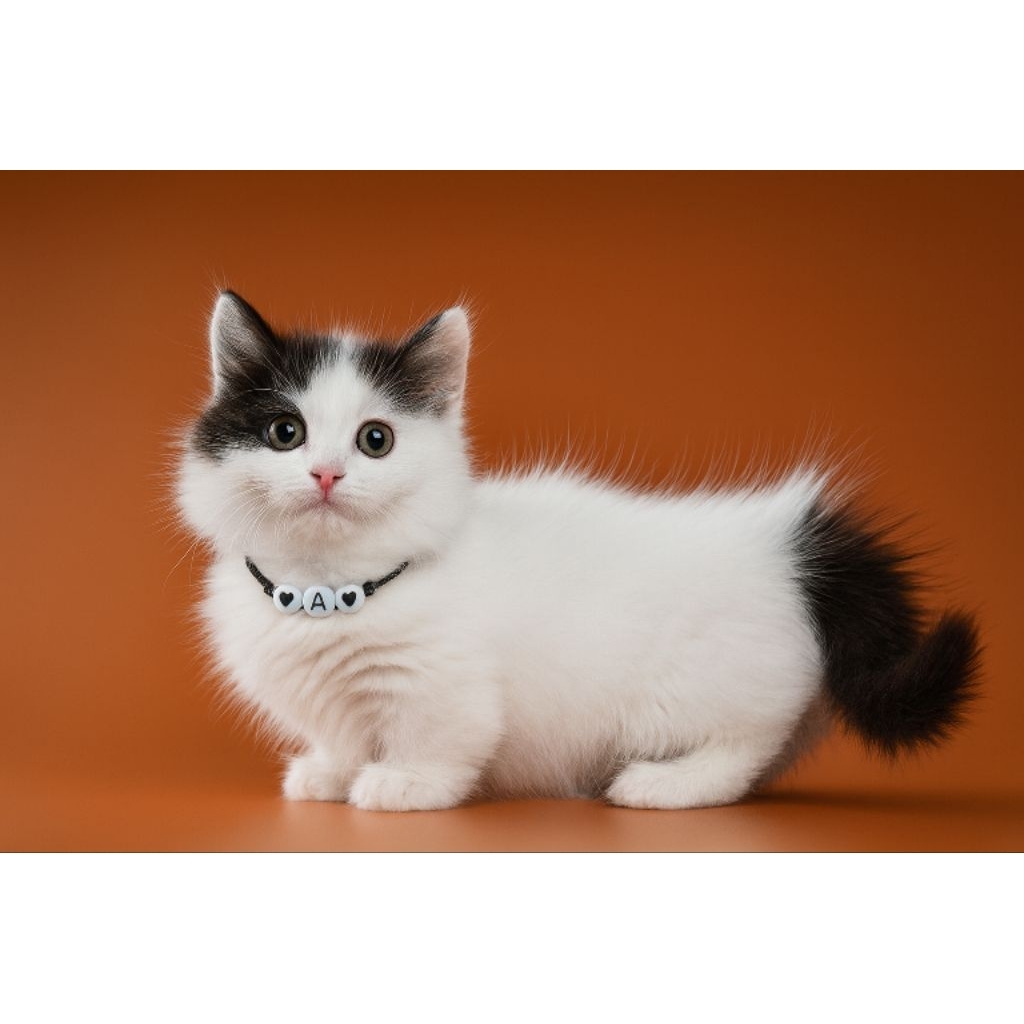 kalung kucing love+inisial+love