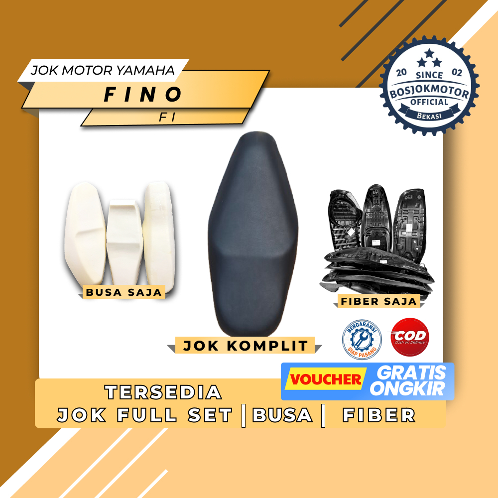 Jok motor fino fi injeksi jok yamaha fino standar & variasi I Fullset I Busa I Fiber