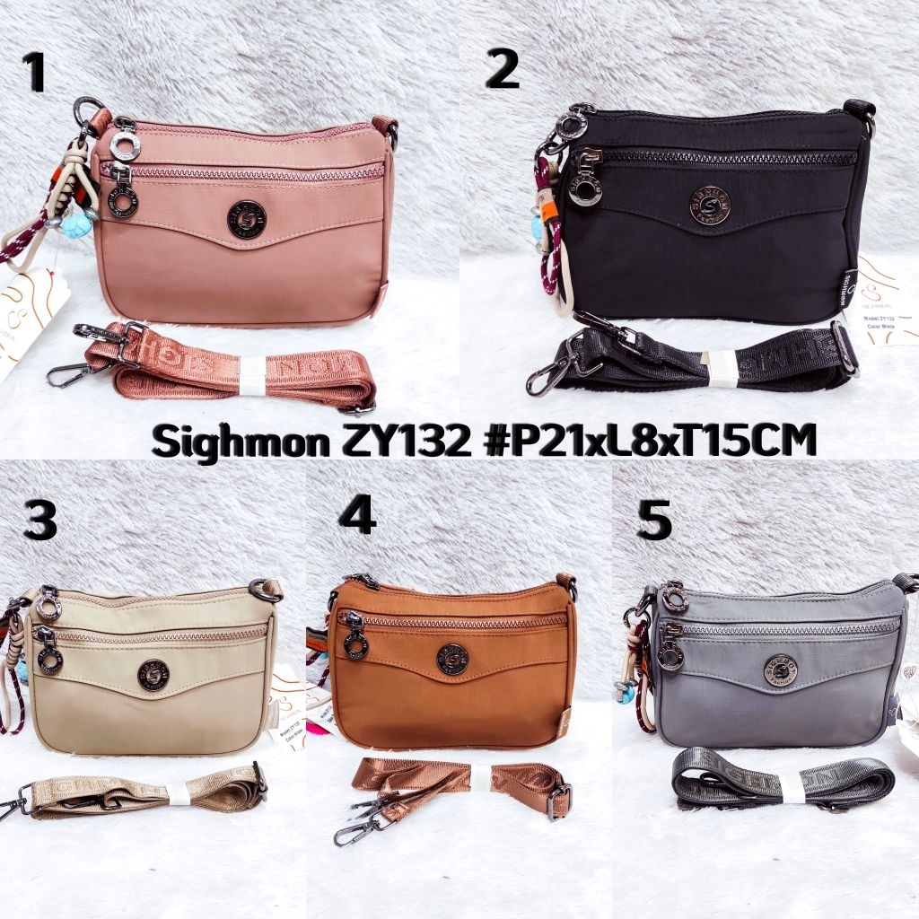 TAS SELEMPANG WANITA IMPORT / TAS SIGHMON SELEMPANG ZY132 POLOS