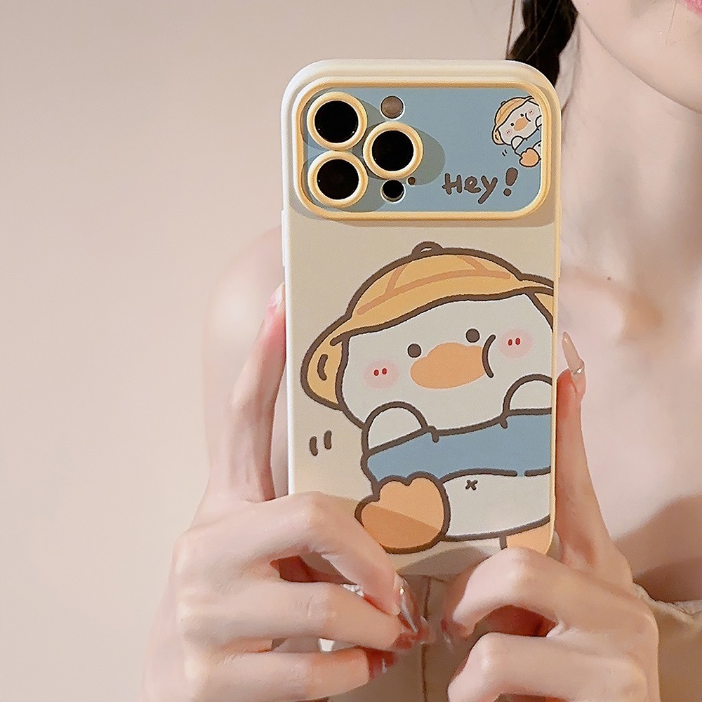 Case iphone cute duck iphone 14 15 16 17 Pro Pro Max