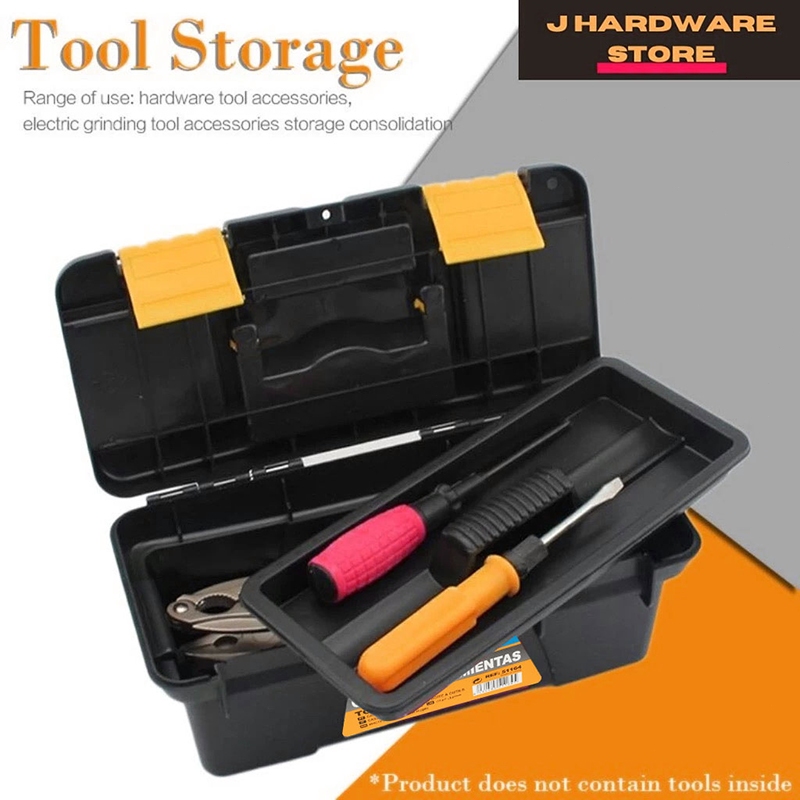 YiAD Tool Box Besar Plastik PP 17/19 Inch -  Kuat Kotak Peralatan Besi