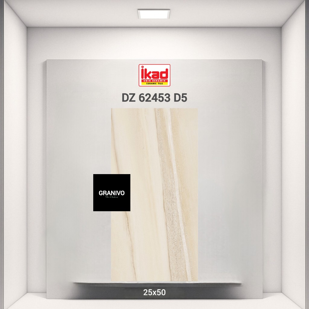 IKAD CERAMIC MARBLE SERIES DZ 62453 D5 KERAMIK KRAMIK UBIN LANTAI 25 x 50