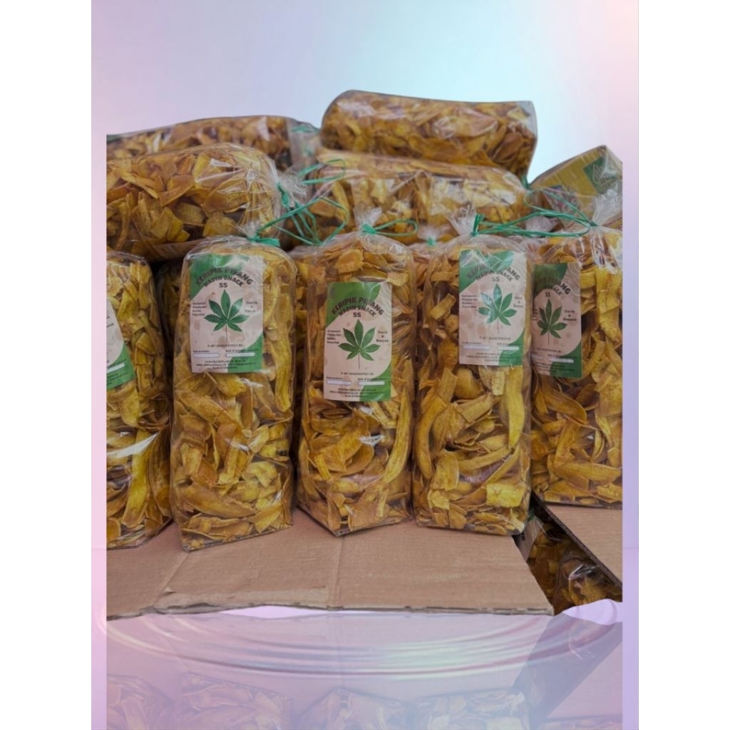 Keripik pisang 1 ball 500 gram