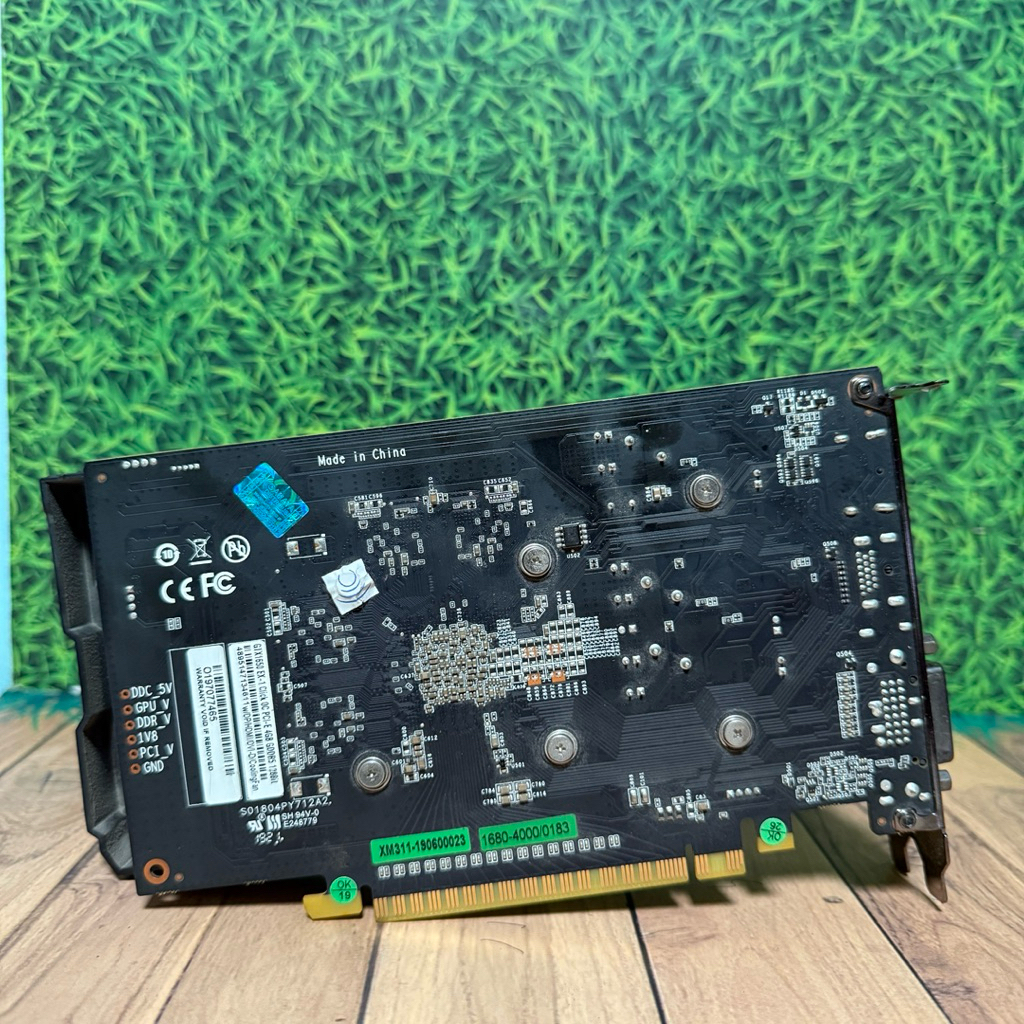 Vga card NvidiaGeForce GTX 1650 Galax Oc non pin power