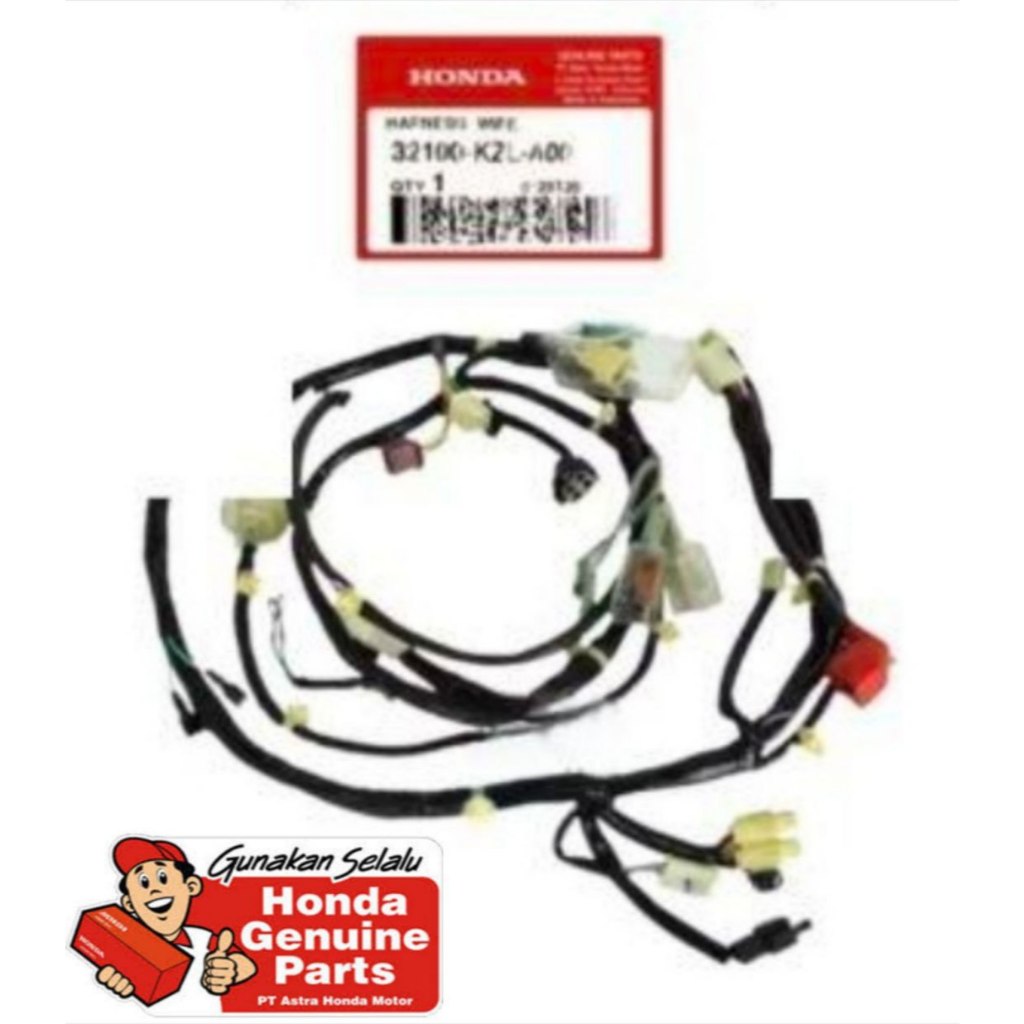 Kabel Body Set KZL Spacy Old Lama Karbu Original Baru Honda