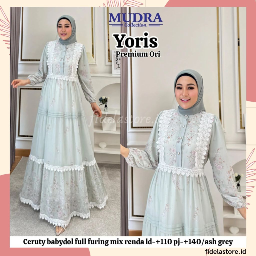 Mudra Hijab | Gamis Terbaru | Gamis Wanita | Gamis Pesta | Dress Kondangan | Gamis syari | Midi Dres