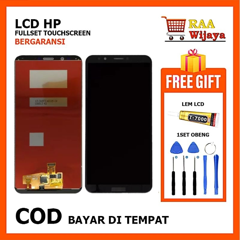 [ORIGINAL] LCD HUAWE1 NOVA 2 LITE / Y7 PRIME 2018 FULLSET TOUCHSCREEN