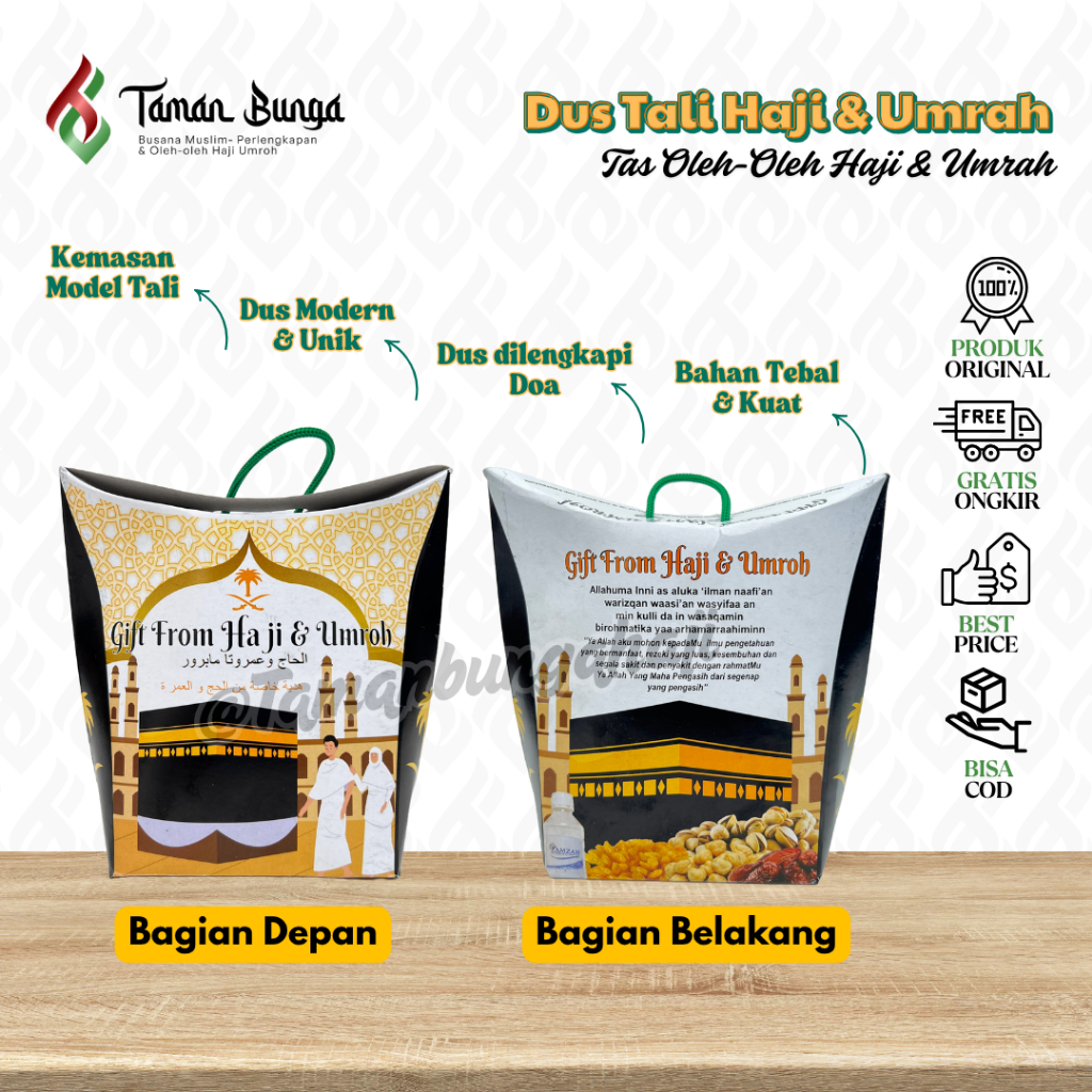 DUS TALI OLEH-OLEH HAJI & UMROH / DUS KOSONG SOUVENIR HAJI & UMROH