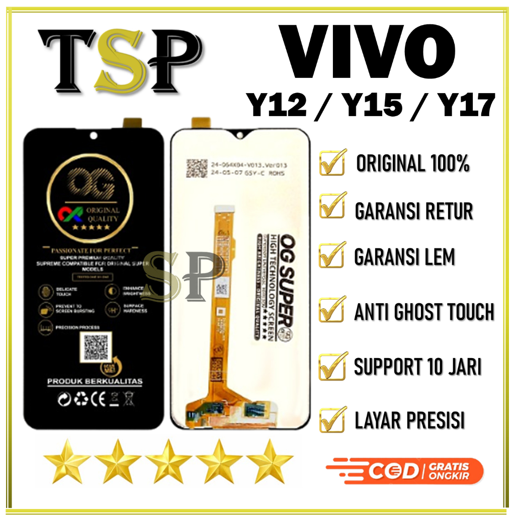 LCD VIVO Y12 / Y15 / Y17 ORIGINAL 100% NEW FULLSET