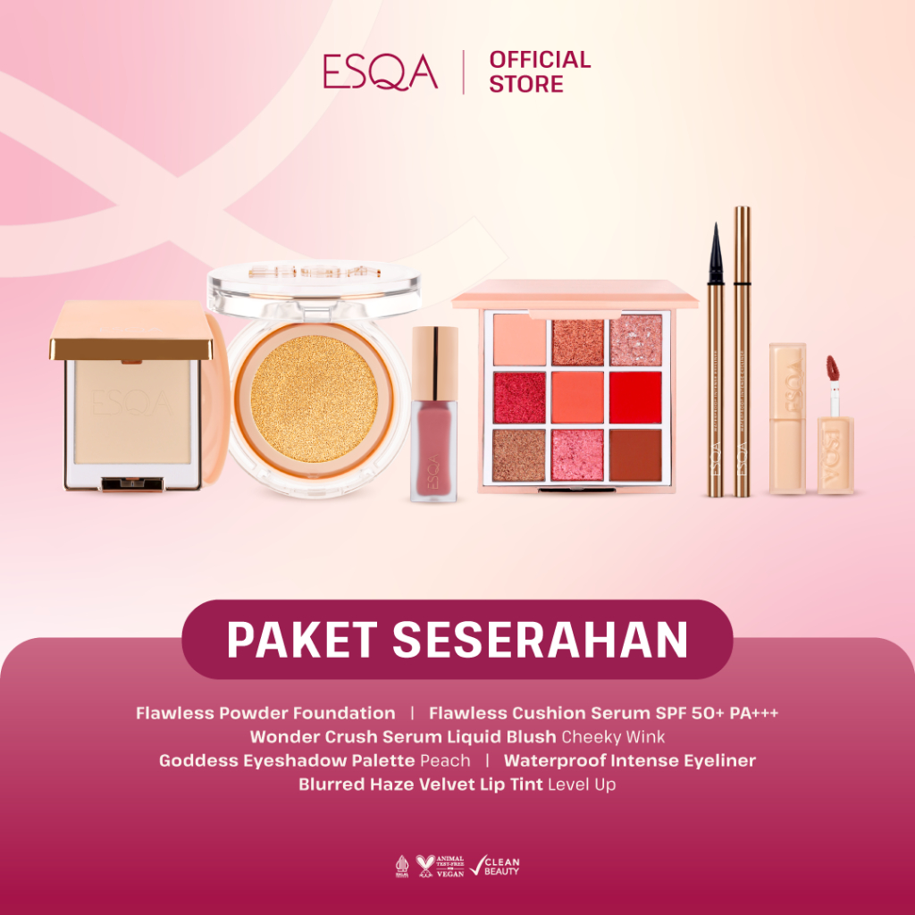 [PAKET SESERAHAN] ESQA Full Set Makeup