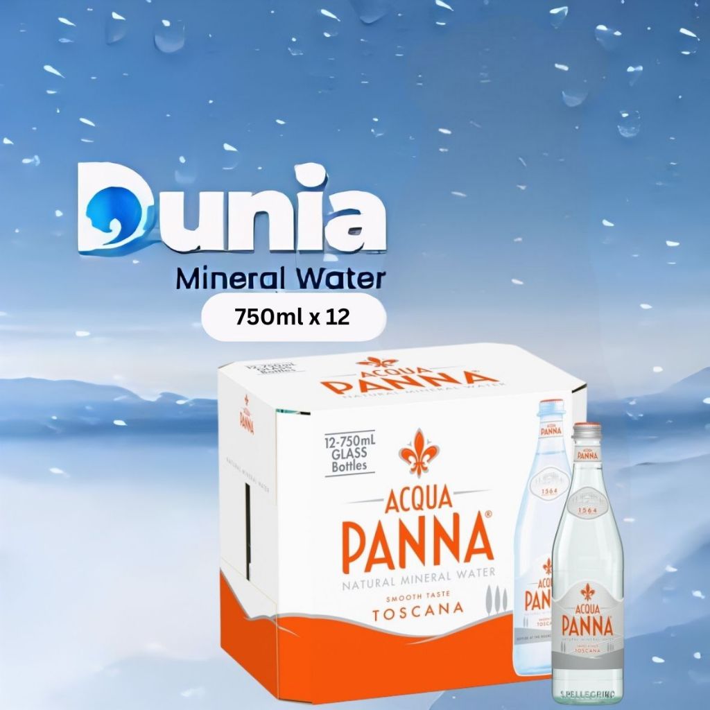 Acqua Panna Natural Mineral Water 750ml