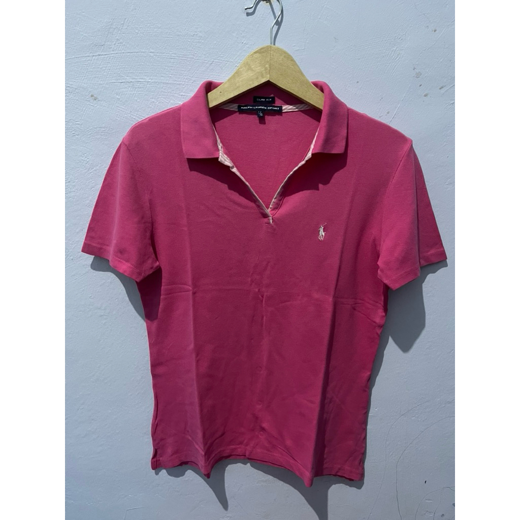 Kaos Kerah Cewek Ralph Lauren Sport Original Second