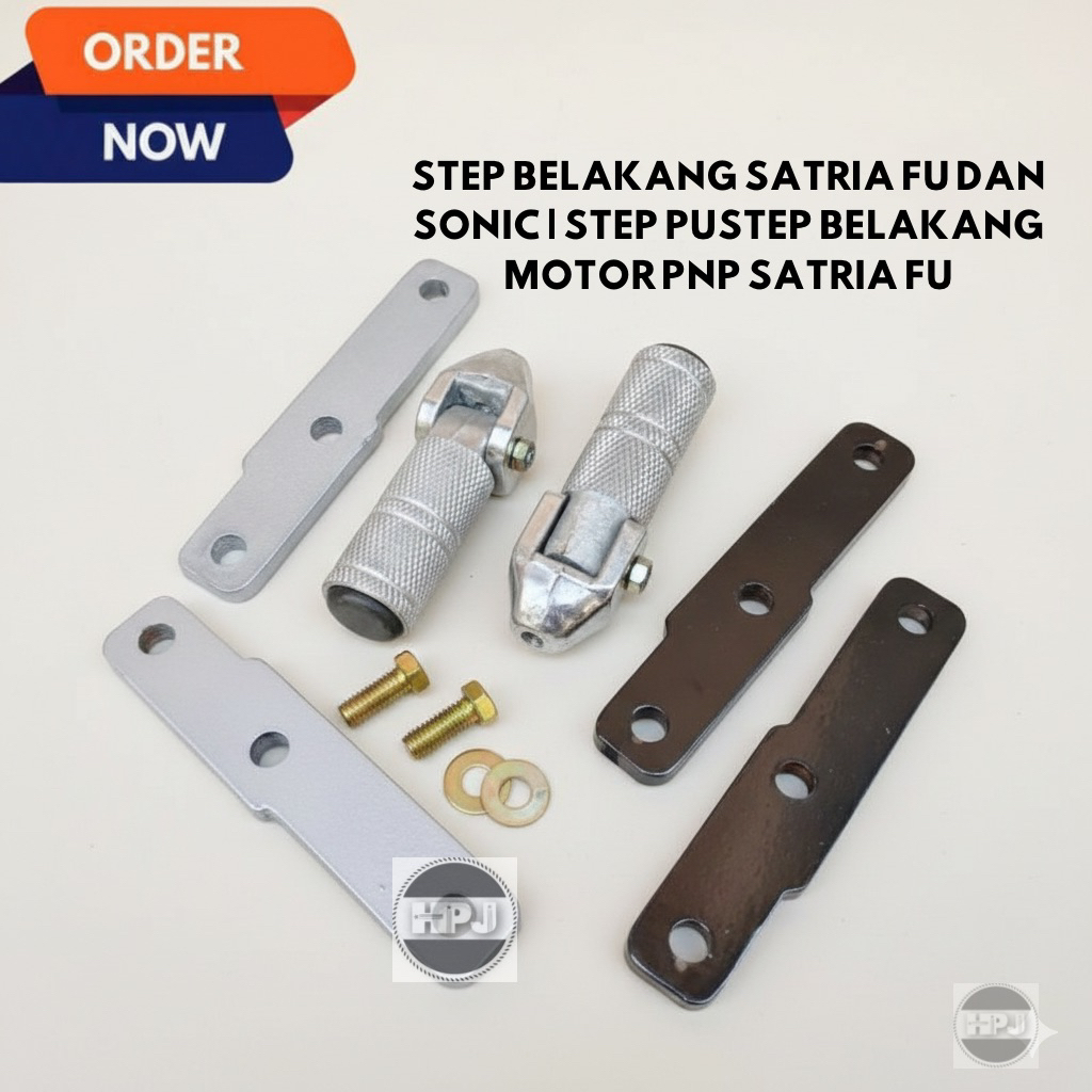 Step belakang satria FU dan sonic | step pustep belakang motor PNP satria Fu