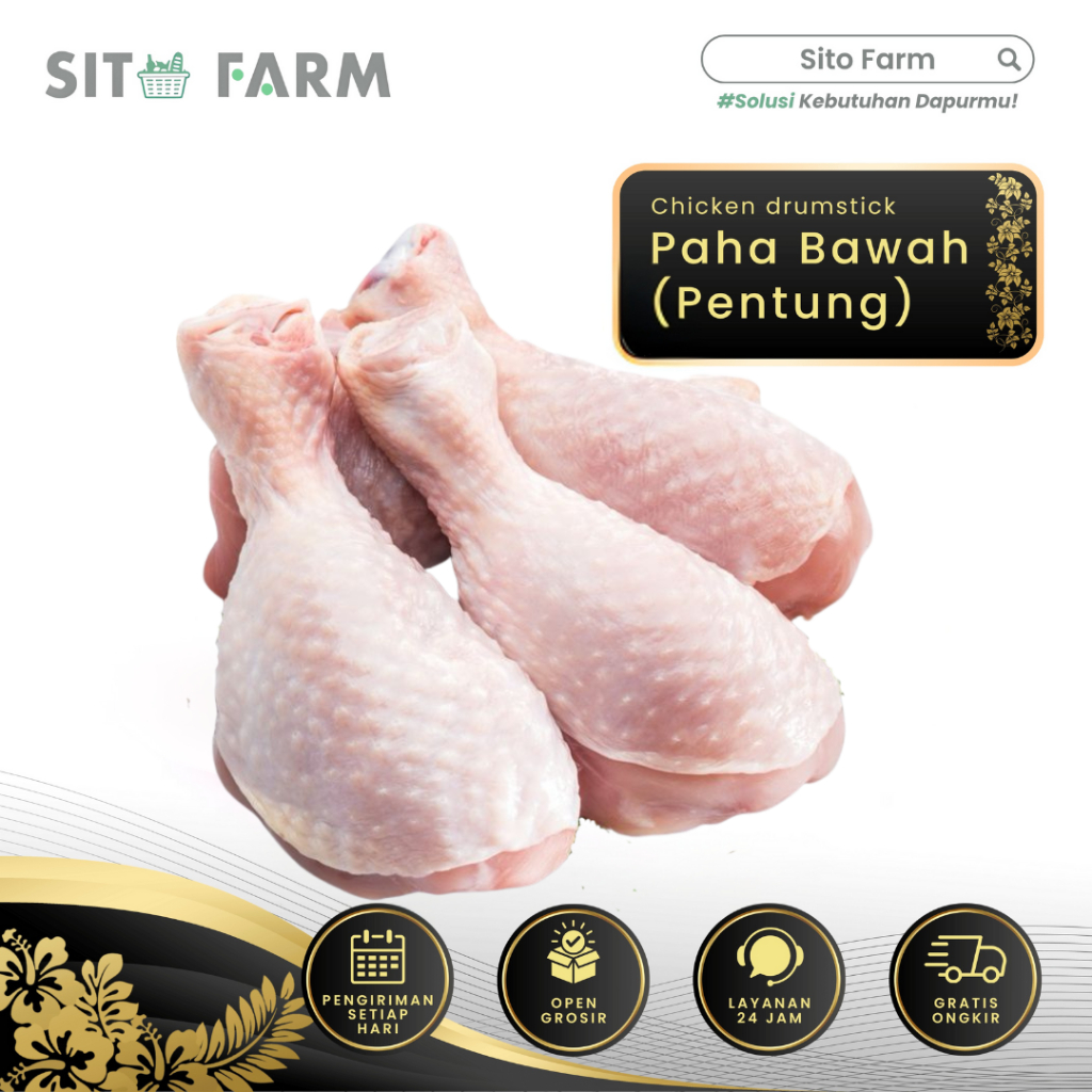 Paha Pentung Paha Bawah Ayam Premium Frozen- Instan  | Drumstick