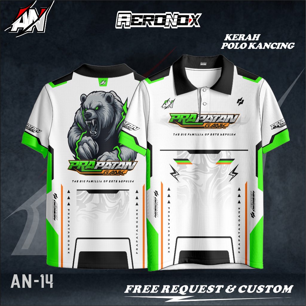 AERONOX JERSEY KARNAVAL SOUND SYSTEM PRAPATAN GANK JERSEY BISA SATUAN FREE CUSTOM DESAIN AN-014