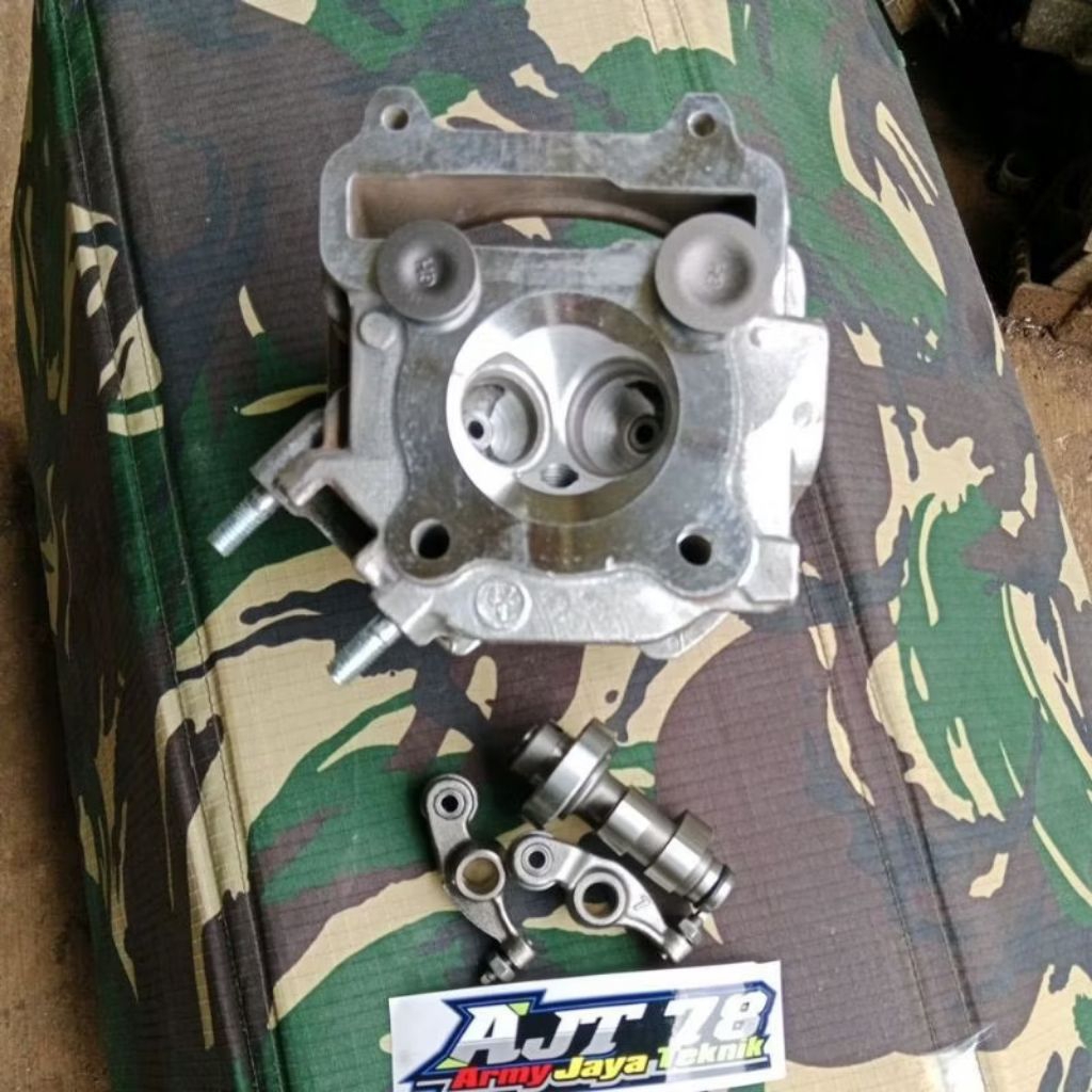 HEAD KOP MIO SPORTY, MIO SMAEL, MIO KARBU, MIO SOUL KARBU, NUVO, SUDAH DI SUDUT KLEP 28/24 PAKET FUL