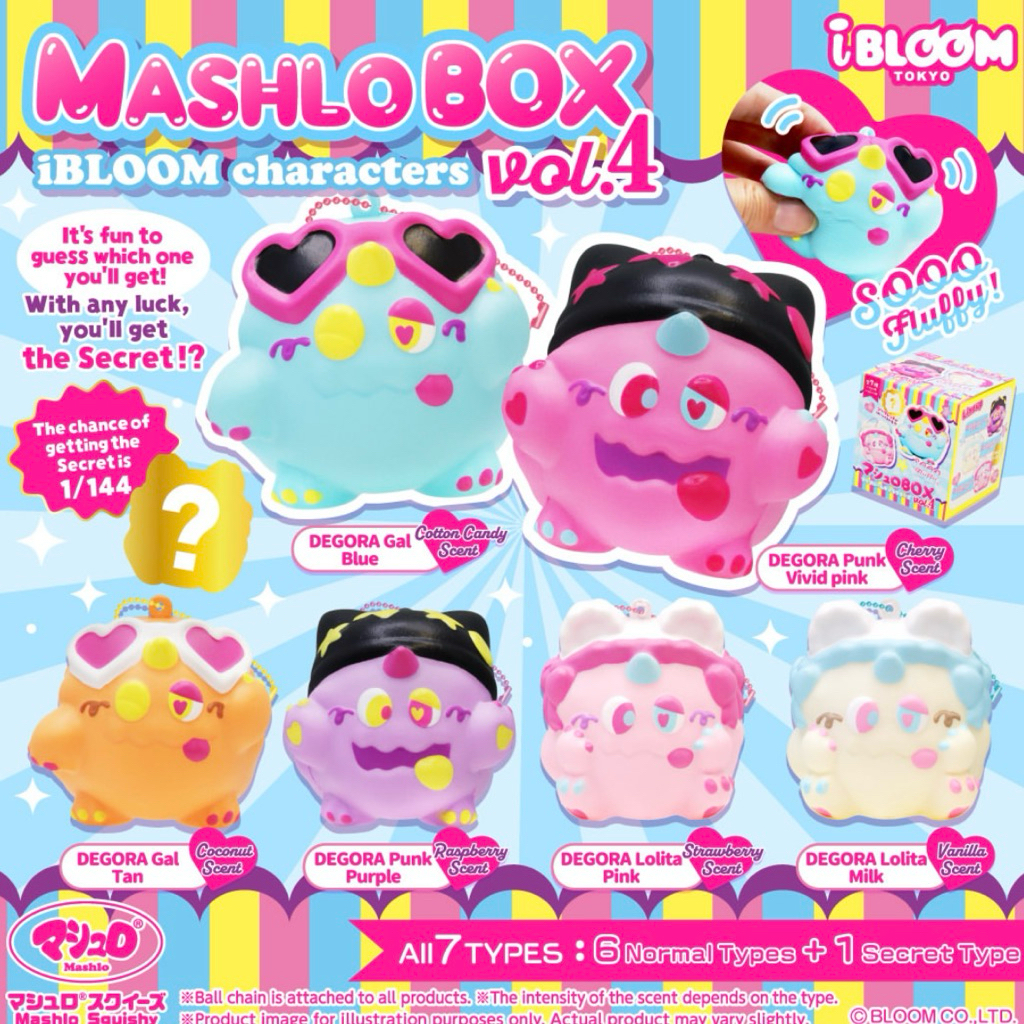 MOMOCUPPY maslo blind box harajuku bear squishy by Ibloom japan