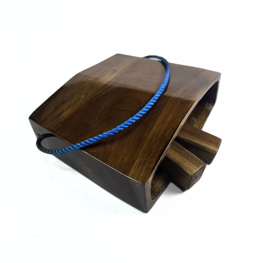 Klontong Sapi/Lonceng Kayu Sapi/Hiasan Kayu/Hiasan Rumah/Kerajinan Kayu