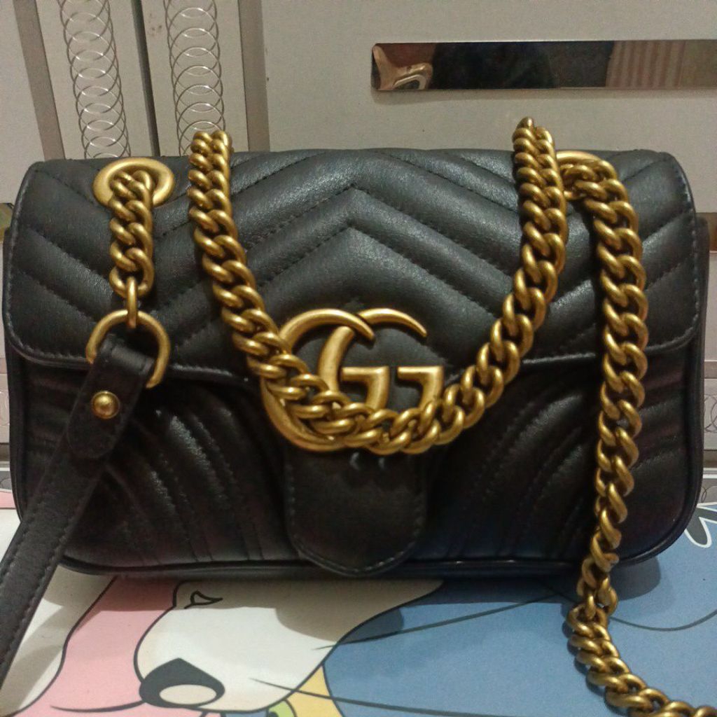 GG marmont hitam Mirror