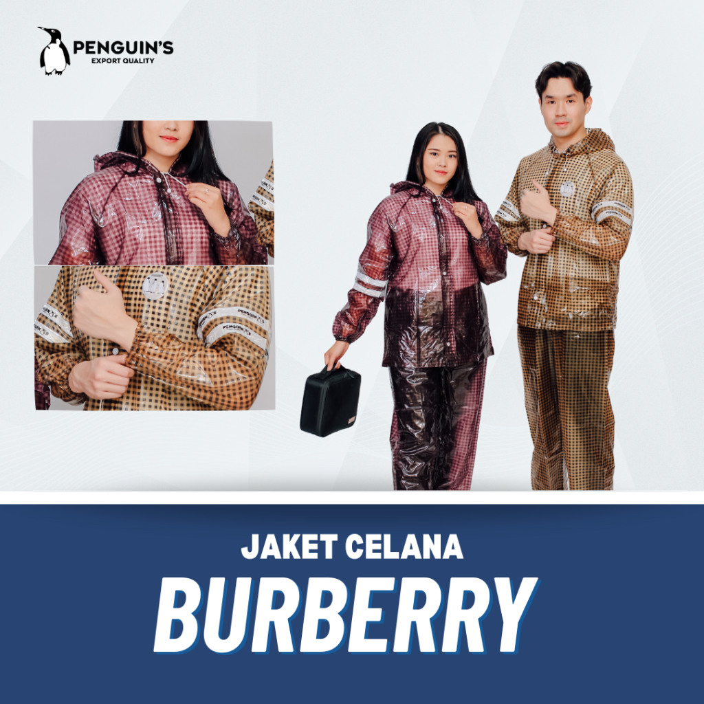 Jas Hujan Jaket Celana | BURBERRY Penguin's