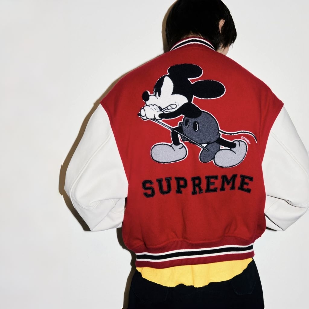 Sup Number (N)ine Mickey Mouse Varsity Jacket