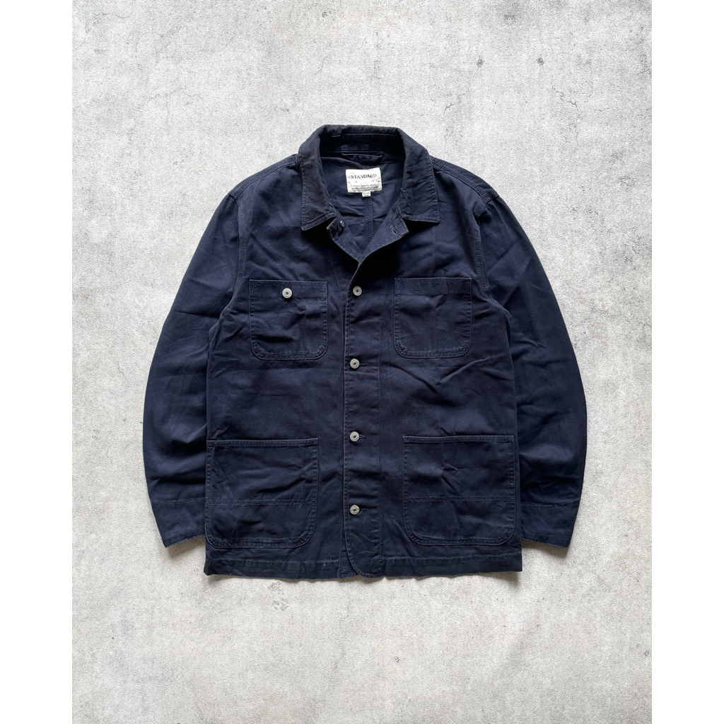 Canvas Chore Jacket Navy Japan Americana Amekaji