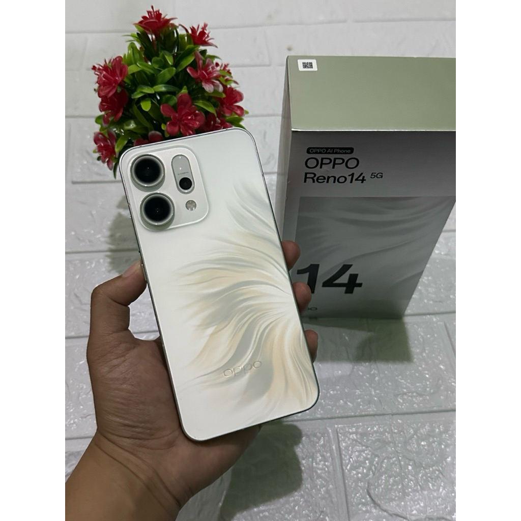 oppo reno 14 5g 12/256 SECOND FULLSET