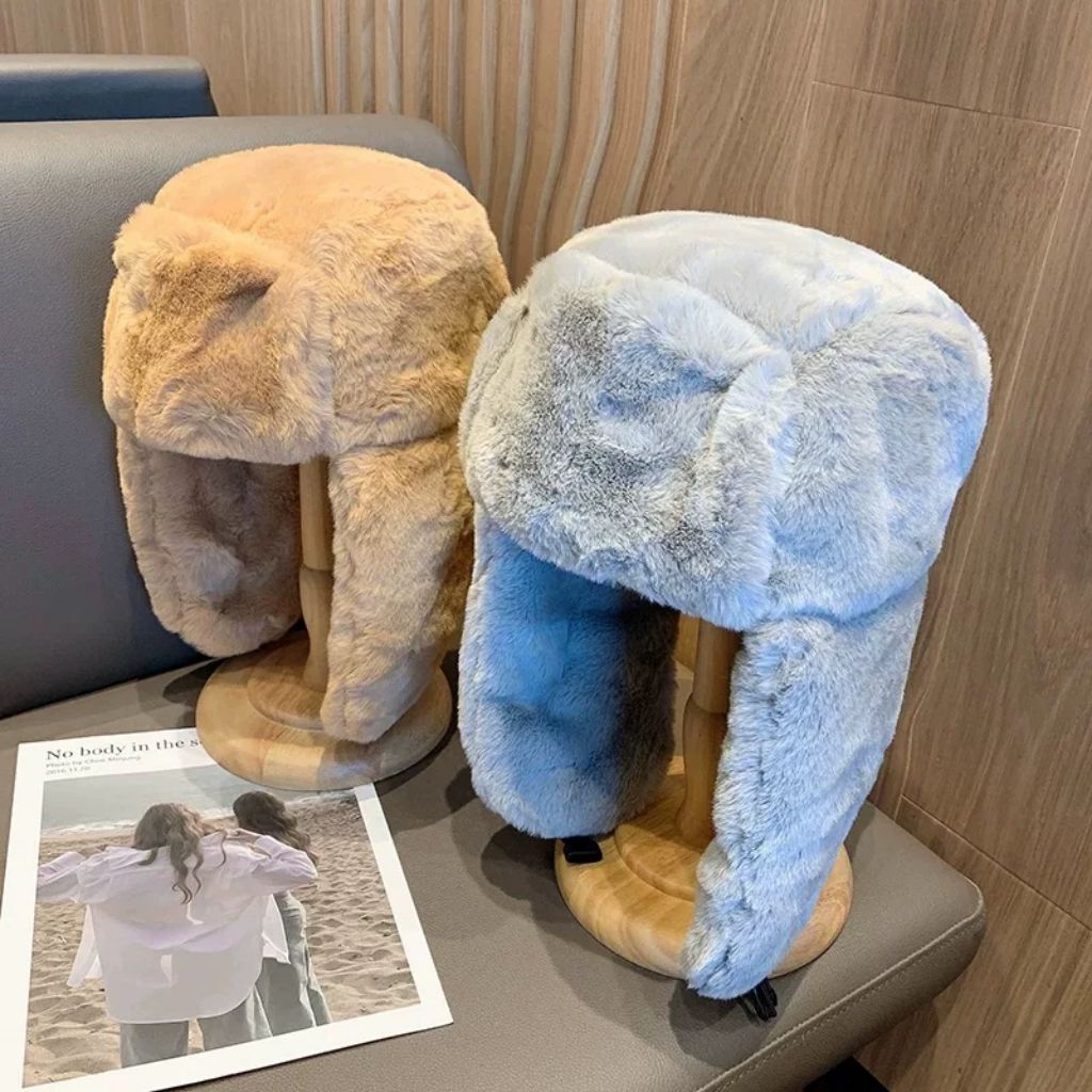 Topi Anak Rusia  Topi Bulu Anak / Topi Musim Dingin Rusia