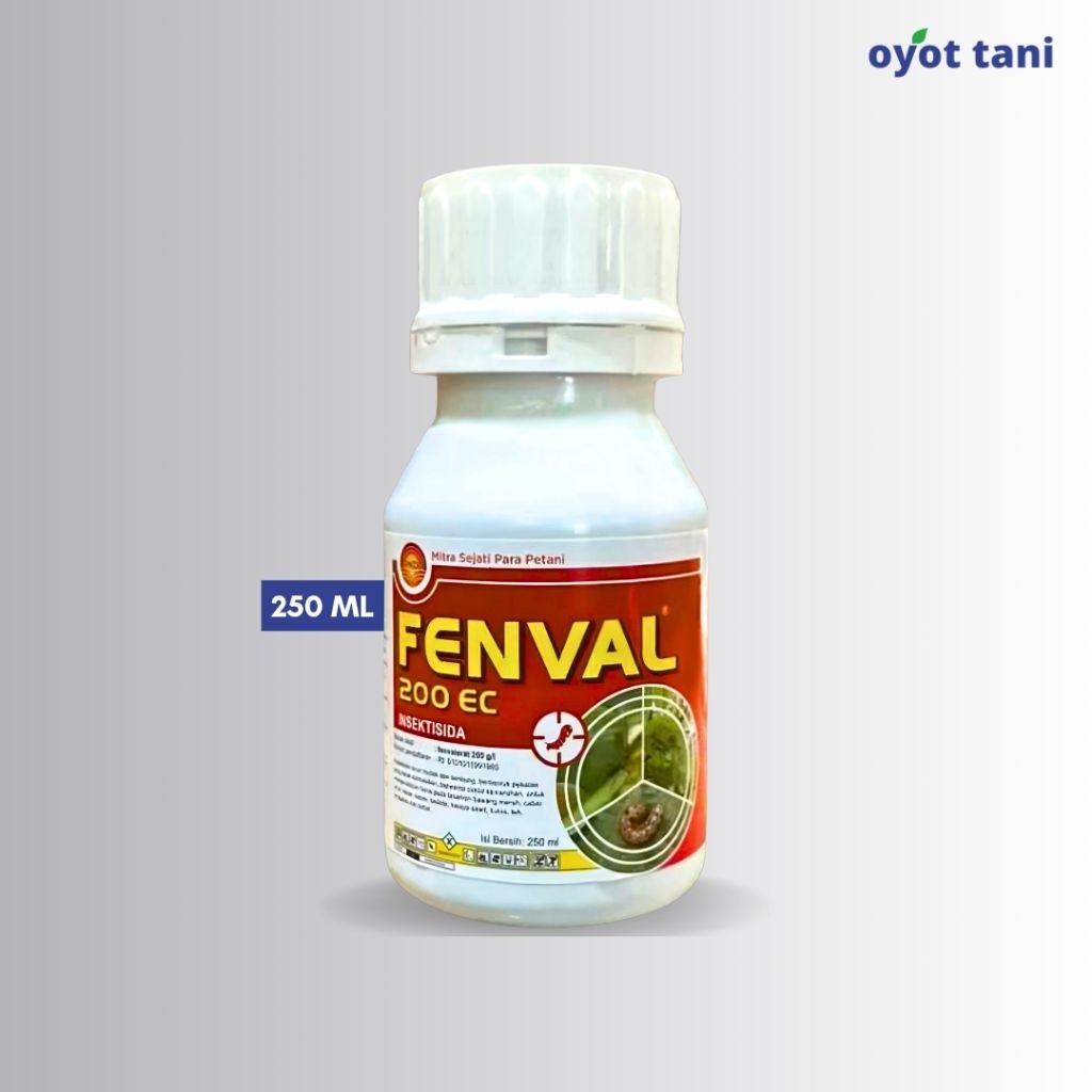 Fenval 200EC 250 ml (Original) | Insektisida Racun Kontak & Lambung Bahan Aktif Fenvalerat 200 g/L |