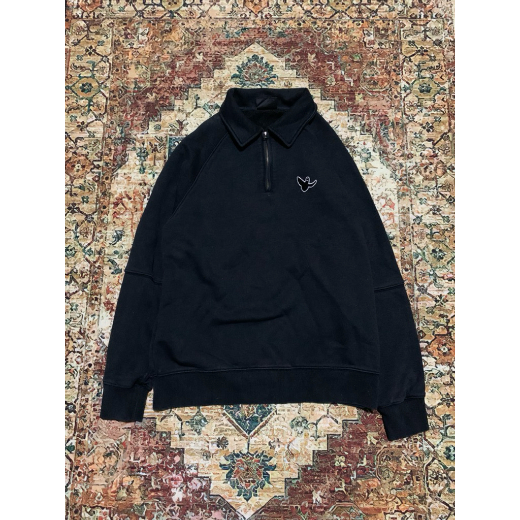 Half Zip Mark Gonzales Black