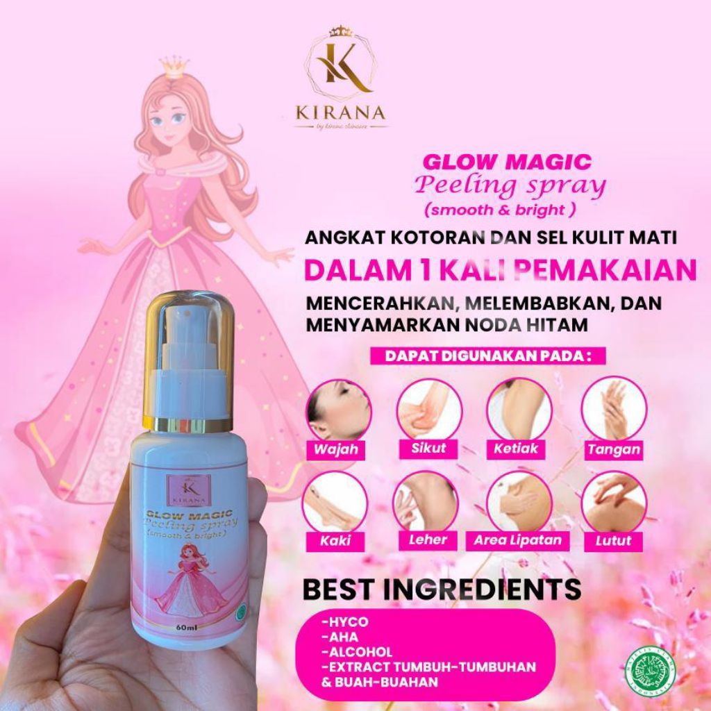 PEELING SPRAY BY. KIRANA SKINCARE