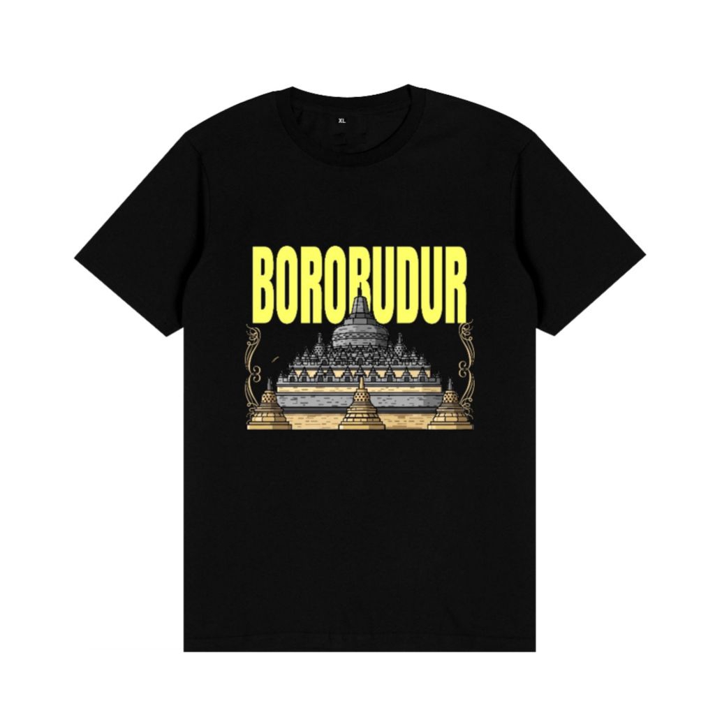 KAOS SOUVENIR CANDI BOROBUDUR//TSHIRT NEW