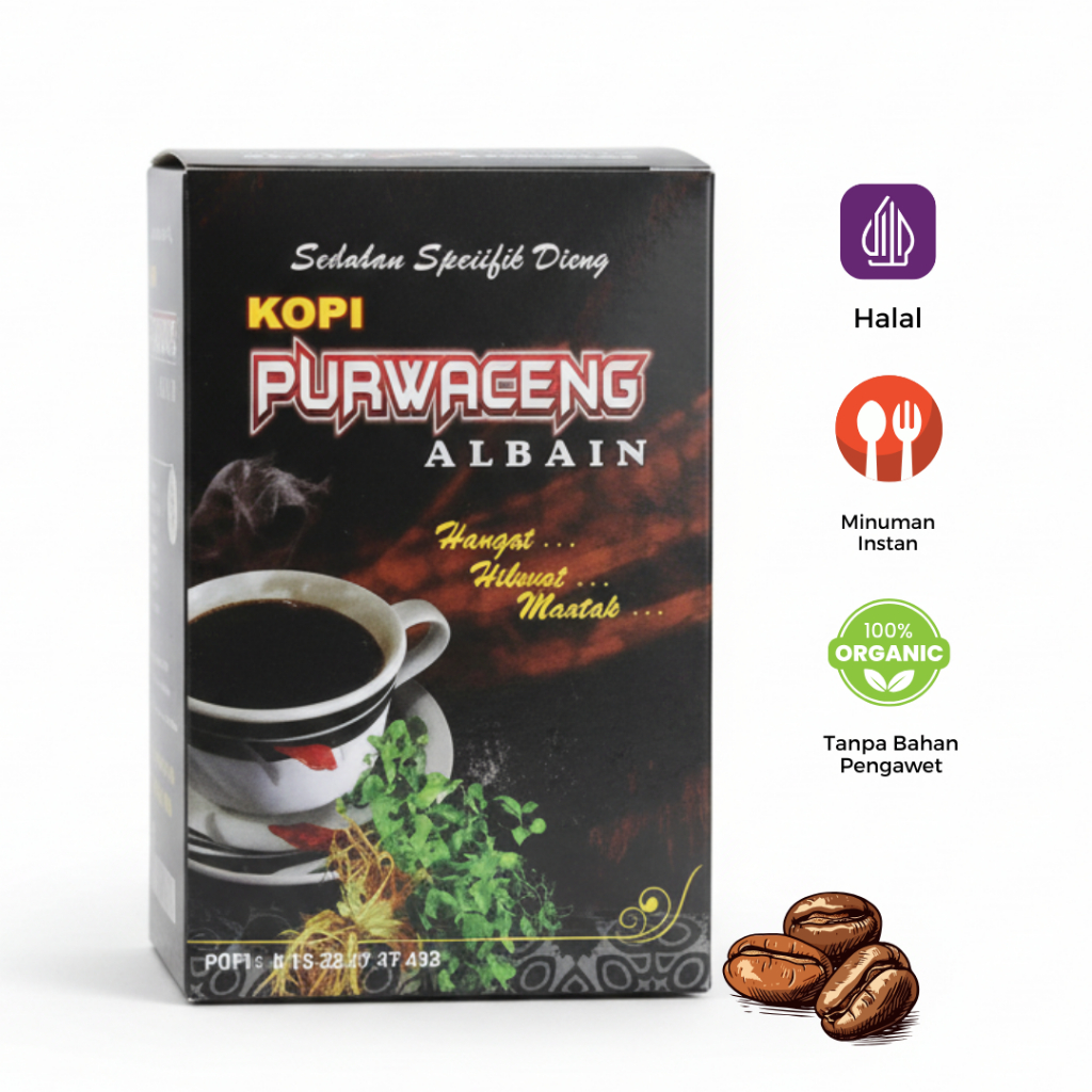 Minuman Sehat Herbal Purwaceng Albain Dieng Wonosobo Stamina Gairah