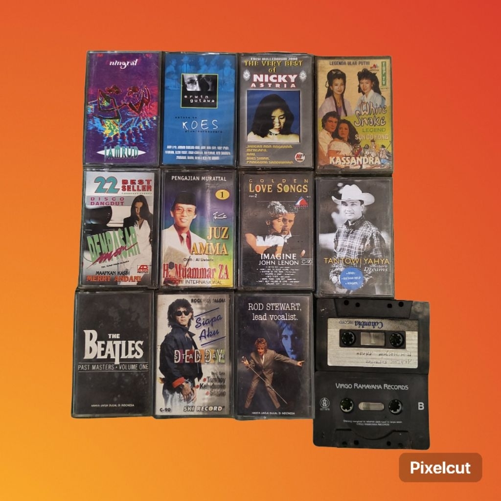 KASET TAPE JADUL BORONGAN