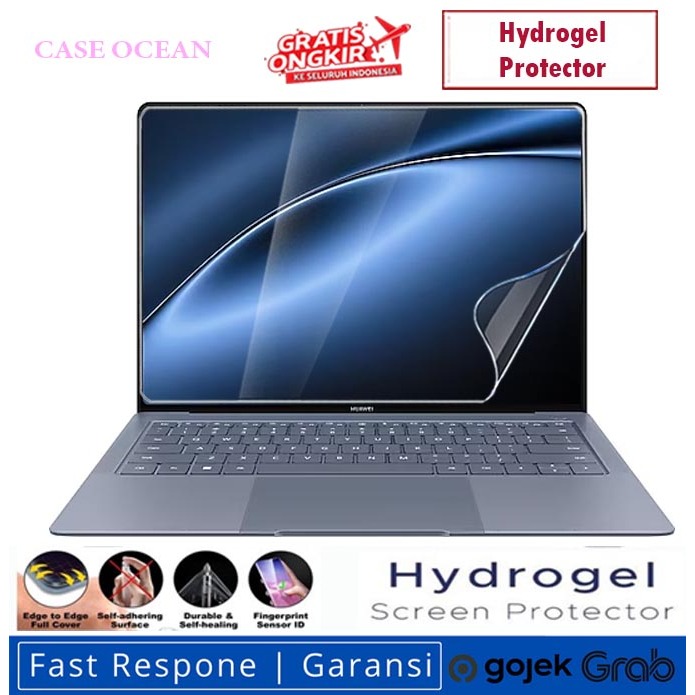 Huawei MateBook X Pro 2018 Anti Gores Hydrogel Film TPU Screen Guard Protector Clear Bening
