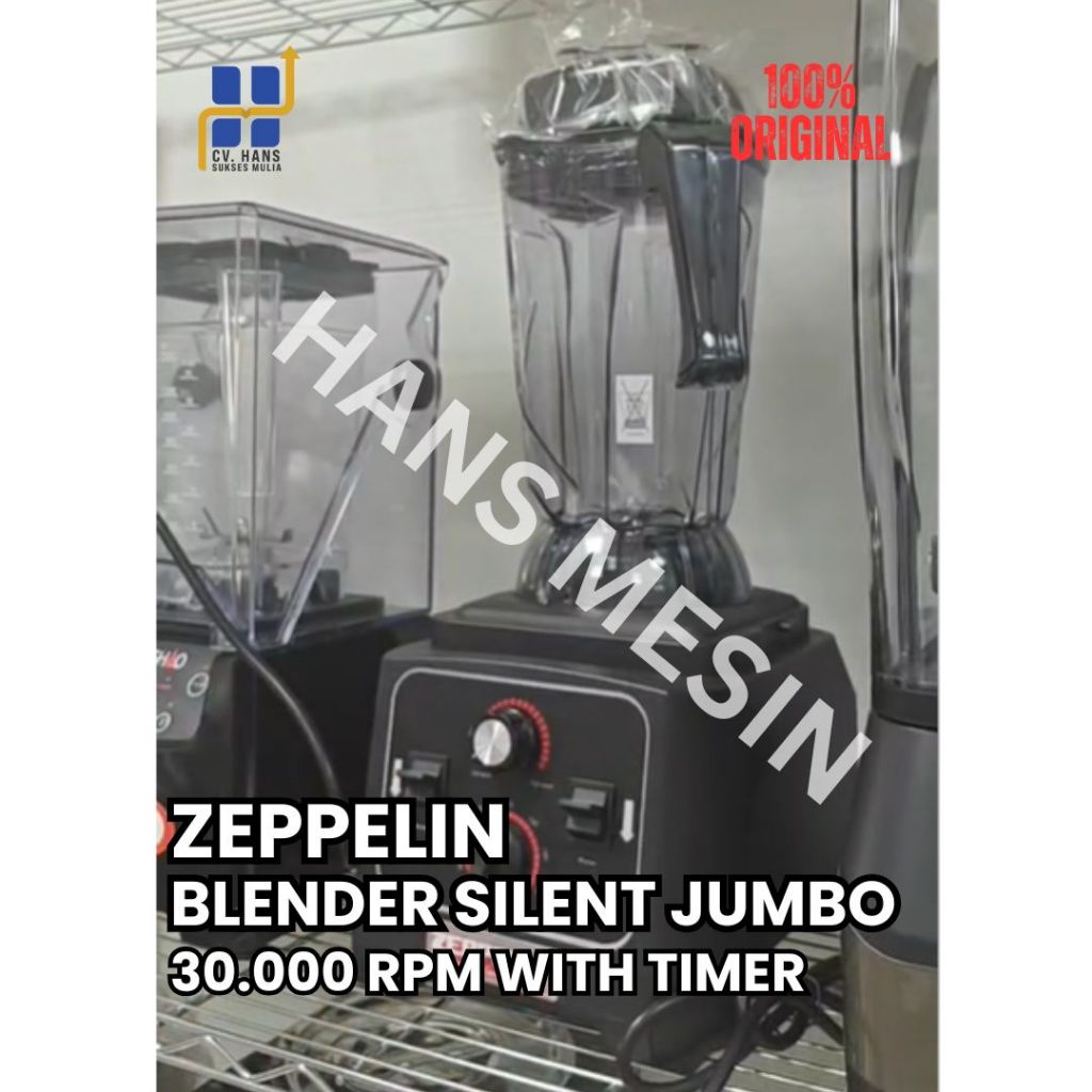 BLENDER (ZEPPELIN) SILENT JUMBO + TIMER 2380 ; 30.000 RPM