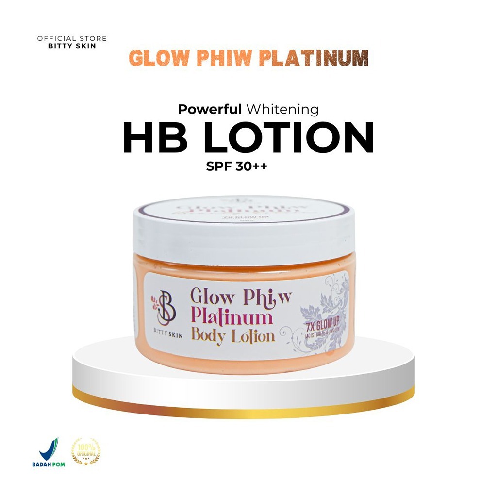 BITTY.SKIN Hand & Body Lotion Platinum Glow Phiw k7X Mencerahkan & Memutihkan