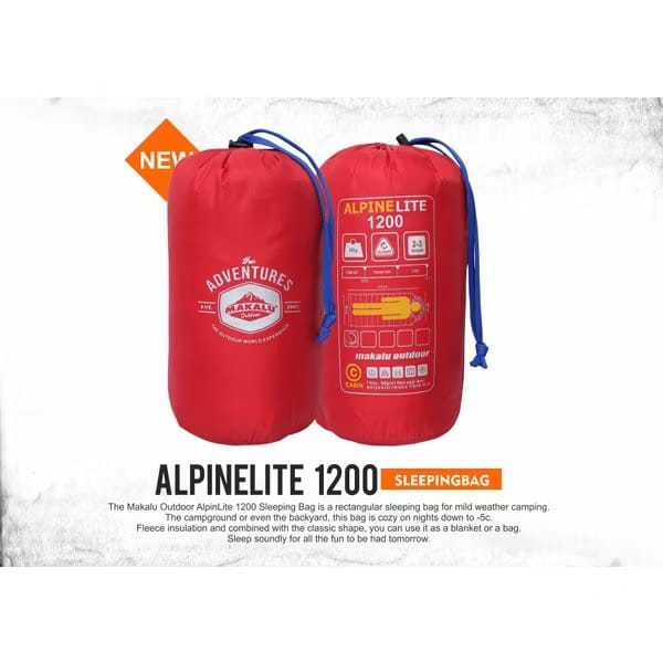 SLEEPING BAG MAKALU ALPINELITE 1200 MAKALU POLAR ULTRALIGHT
