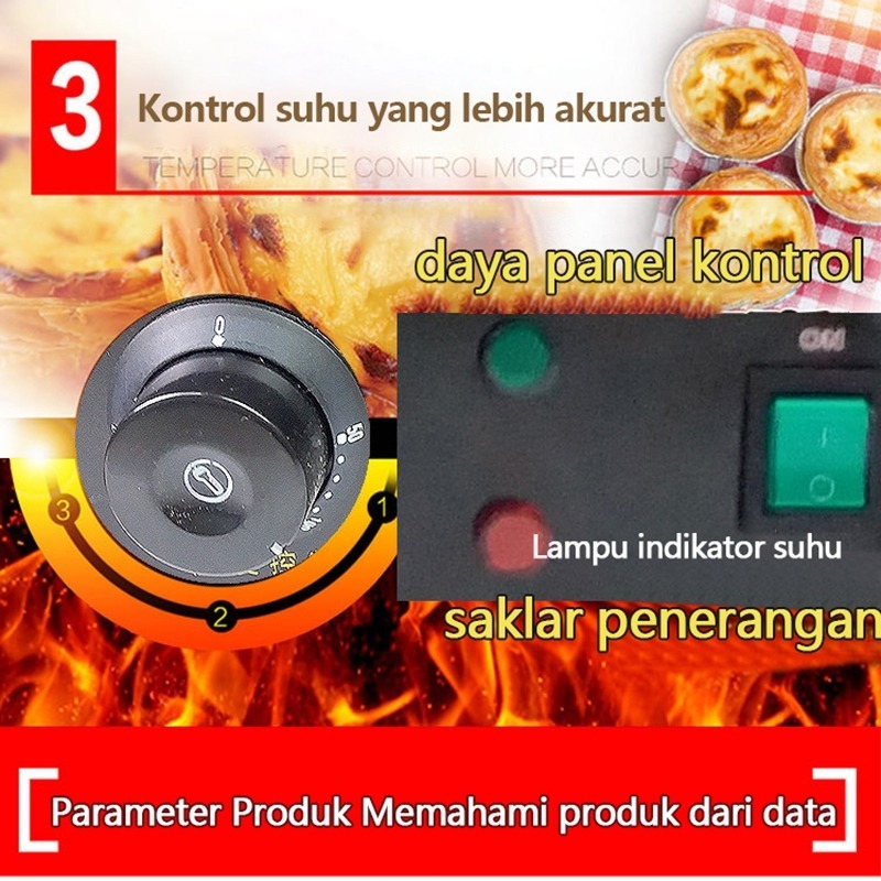 Elementmax Food Display Warmer 35 ~ 80 C / Showcase Penghangat Makanan / Etalase Penghangat Makanan